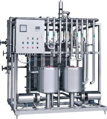 China Milk And Fruit Juice Sterilizer Milk Processing Equipment / Plate Type UHT Milk Sterilizer for sale