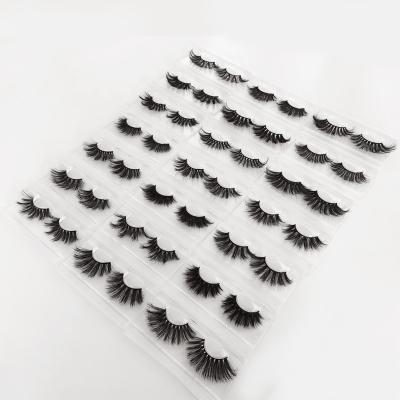 China Long natural 3d mink eyelashes vendor 25mm mink lashes 25mm mink eyelash with custom logo eyelash case for sale