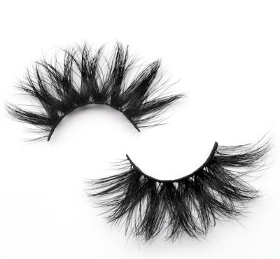 China Natural Soft Eyelash Colorful Crazy Fake Eye Cheap Mink Lashes Clear Strip Charming False Eyelashes Branded Boxes for sale