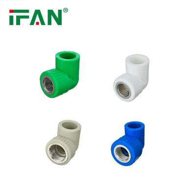 China Full Raw Materials Standard Variety Imported UAE Quality Easily Assembled Plastic Pipe Dubai PPR Reduce Elbow Fittings for sale