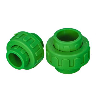 China Pipe Lines Connect Ifan China Factory Supply Wholesale PPR Pipe Fitting High Quality Union Plastic PPR Fittings for sale