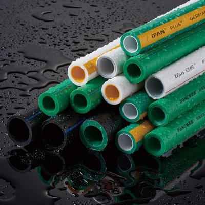 China PPR Ifan Wholesale PPR Pipe Plumbing Pn12.5-20mm Green Color PPR Plastic Pipe Hot And Cold Water Systems PPR Pipes for sale