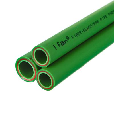 China IFAN Factory Wholesale Fiberglass Reinforced Pipe PPR Fiberglass PPR Pipe For Water System for sale