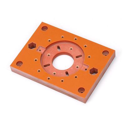 China High Voltage Special Shaped Bakelite Insulation Board Cutting And Processing Service for sale