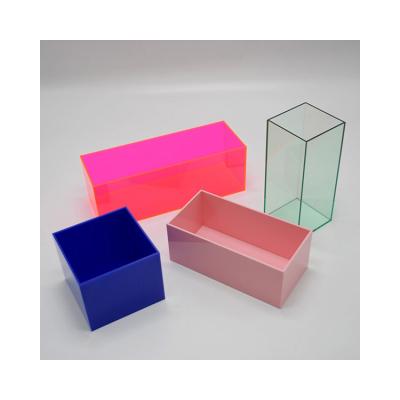 China / Custom Colored Clear Acrylic Display Box Perspex Pmma Display Box for sale