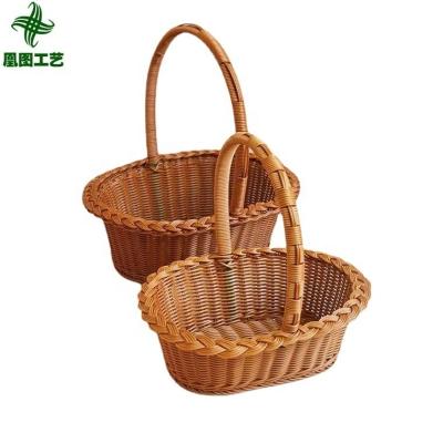 China Guangxi BoBai HuangTu Sustainable Craft Cheap Wicker Baskets for sale