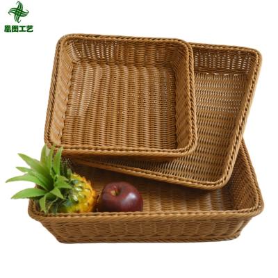 China Wholesale Stocked Natural Guangxi Bobai HuangTu Gift Ratan Basket for sale