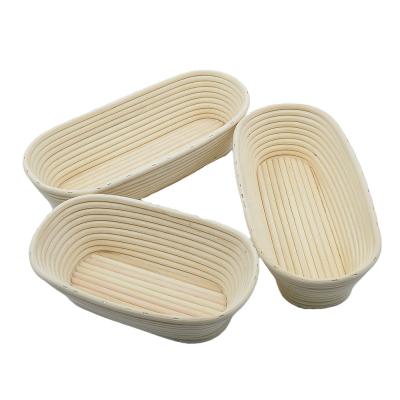 China Huangtu viable 9 inch bread proofing basket/oval round oval baking banneton/wood pulp banneton triangle for sale