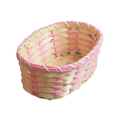 China Cesta Fruteria Christmas Sustainable Natural Woven Modern Bamboo Bulk Rattan Packing Box Gift Wicker Baskets For Storage for sale