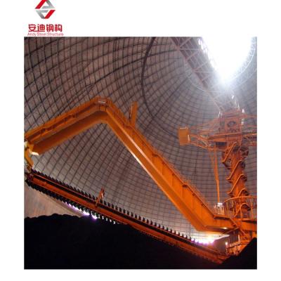 China China Large Span Light Gauge Steel Building Space Frame Coal Storage Shed Coal Bin Structural Covering Steel Structure for sale