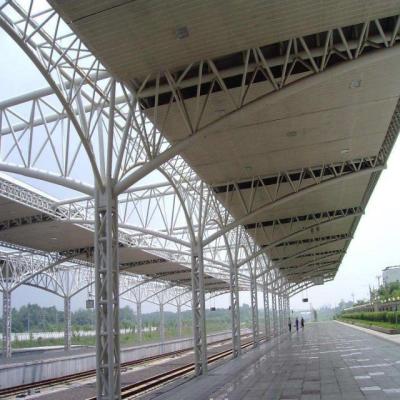 China steel truss roof truss prefabricated structure steel truss roof train station for sale for sale