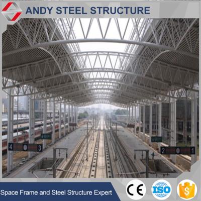 China Airports Light Gauge Steel Roof Trusses Steel Arch Roof For Train Station for sale