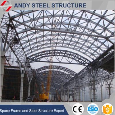 China Airports Arched Lightweight Space Train Truss Structure Systems Station Roof for sale