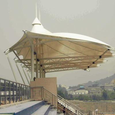 China PVC/PVDF Tensile Structure Stadium Membrane Membrane Structure Roofing Roofing Cover for sale