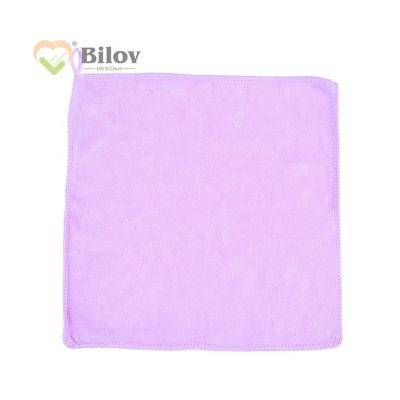 China Viable Multi-Purpose Rags Car Polishing Drying Cloth Household Eco Friendly 30x30cm Microfiber Cleaning Towel Cloth Plain Color for sale