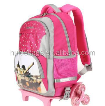 China New Arrival 2021 Modern And Fashionable School Children Trolley School Bags for sale