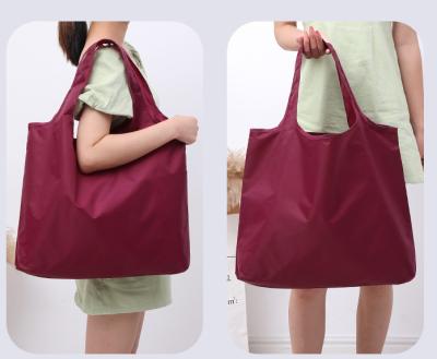 China High Quality Shopping Bag Logo Cheap Pocket Foldable Bag Custom Made Hot Sale Oxford Customized Item Style Women Tote Leather Bag for sale