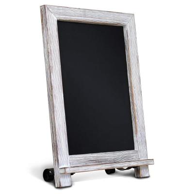 China Rustic Sign Mini Tabletop Chalkboard Home Decor Whitewash Chalkboard for sale