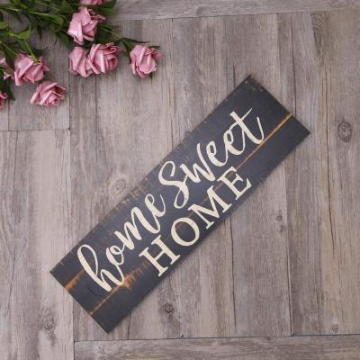 China Custom Wood Signs Europe House Door Ornament Wood Plaque Decor Signs for sale