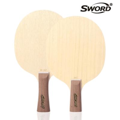 China Fiberboard BLADE table tennis sword straight board racket ping pong table tennis flat board HD997 158*150 for sale