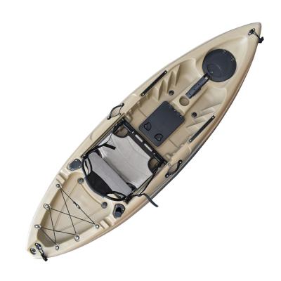 China Sit On Top Selling New Type Rotomolding Well Aluminum Sea Sit On Top Single Fishing Kayak for sale