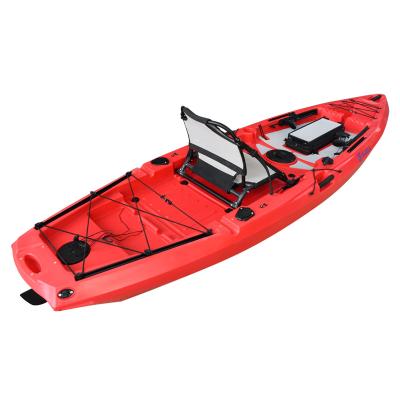 China Sit On Top Rotomolding Pedal Kayak Made In China Top Quality Sit On Top Rotomolding Mast 335 Pedal Drive Fishing for sale