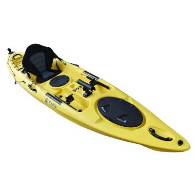 China Sit on One Seat Rotomolding Luxury 360 Spokes Top Promotional High Quality Fishing Kayak for sale