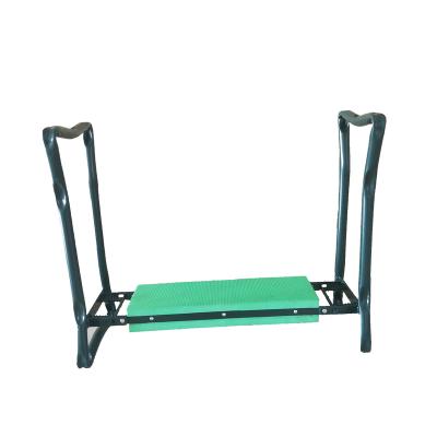 China Convenience Metal Folding Garden Portable Outdoor Folding Kneeler with Tools and Accessories for sale