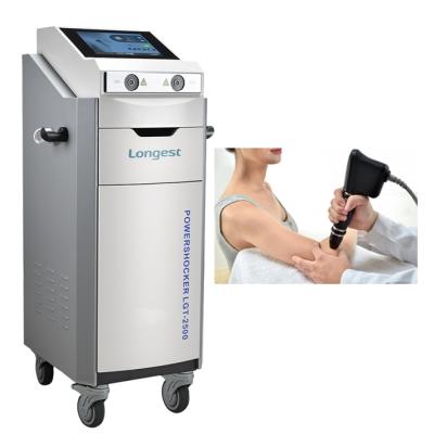 China Dual channel home use shock wave therapy machine LGT-2510B physiotherapy equipment factory price for sale