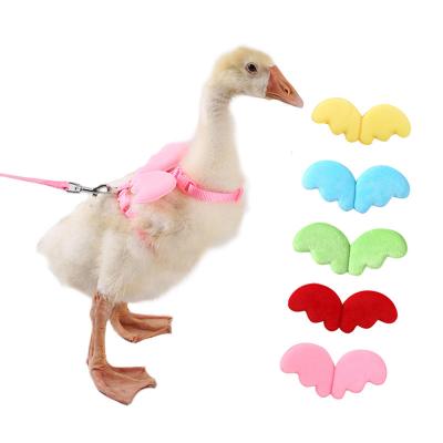 China Ducks Durable Tight Comfortable Adjustable Chicken Pet Goods Rope Pet Outdoor Activities Walking Accessory Harness for sale