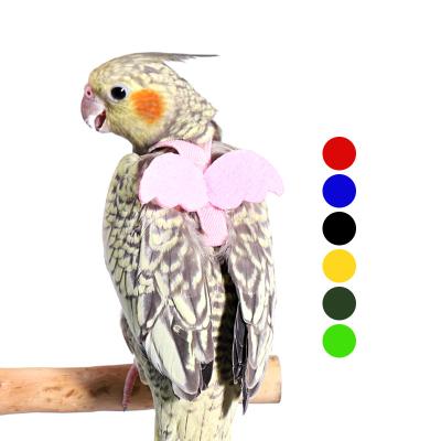 China Viable Lightweight Comfortable Outdoor Rope Parrot Spring Training Harness Parrot Accessory Tool For Bird Flying for sale