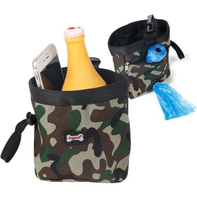 China Viable Hot Sale Camouflage Dog Treat Training Bag Pouch Side Bag With Poop Bag Dispenser Waist Pouch DOGLEMI Not Support Daily for sale