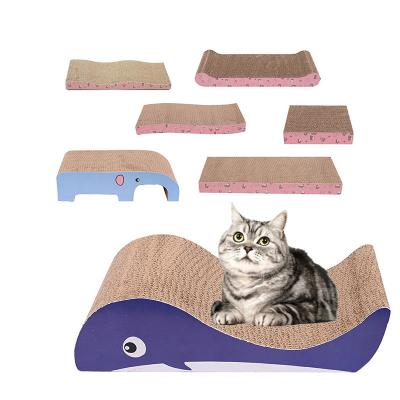 China Viable Manufacturer Corrugated Paper Cat Toy Grind Claws Cardboard Cat Scratcher for sale