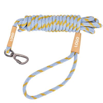 China Padded Private Label Dog Training Long Rope 4.5M Long Dog Leash Recall Training Tracking Leash for sale