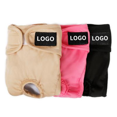 China Private Label Viable Dog Sanitary Pants Wholesale Washable Reusable Female Dog Diapers Dog Pants for sale