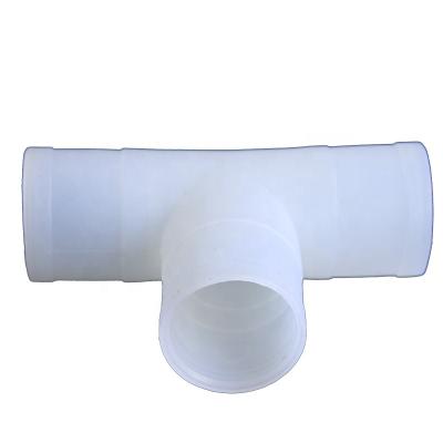 China Farms cheap sale Inner Diameter 25mm straight tee Tube Connector Chicken Drinking Tee Pipe three links connector for sale