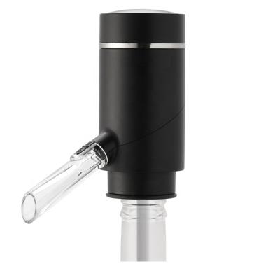 China Sustainable Wine Accessory Electric Rechargeable Wine Pump Decanter Aerator Dispenser for sale