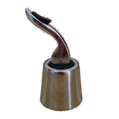 China Viable Custom Logo Bar Accessory Stainless Steel Swan Wine Stopper Plug for sale