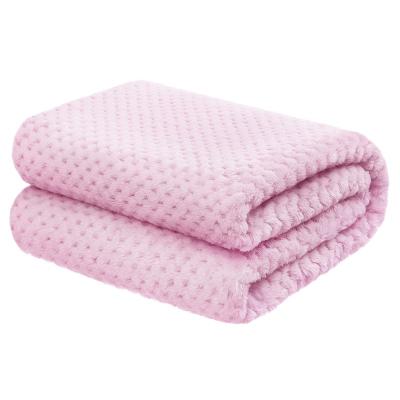 China Fashionable Baby Fleece Factory Outlet Super Lightweight Blanket Baby Blanket Super Soft Minky Baby Blanket for sale