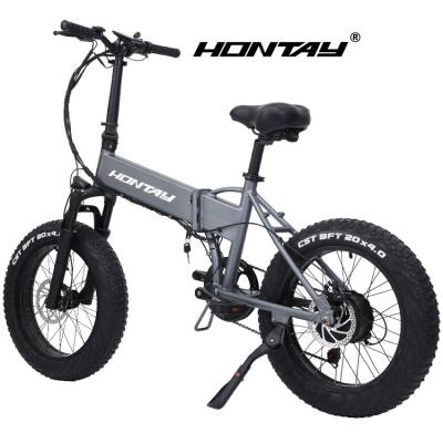 China 6061 Aluminum Alloy high quality mtb e mountain bike custom wholesale 48v 500w 20 inch fat tire folding ebike electric bike for adults for sale