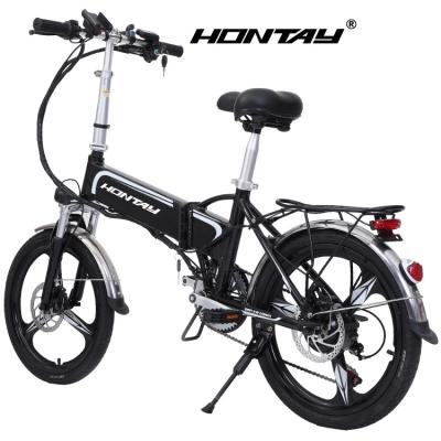 China 6061 Aluminum Alloy guangdong china wholesale selling 20inch ebike 20 inch e bike lithium battery 250w foldable folding electric bicycle for adult for sale