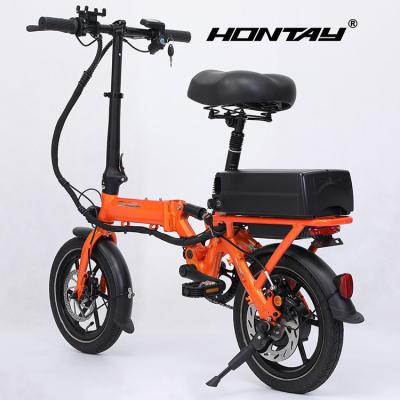 China Aluminum Alloy electric-bikes-foldable pedal assist hybrid electric city bike 48v 20ah 32ah 250w 14 inches 14