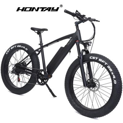 China 6061 Aluminum Alloy 26 inch fat tire electric bike adults mountain snow beach cruiser off road 750w shimano 7 speed shifter electric bike for sale for sale