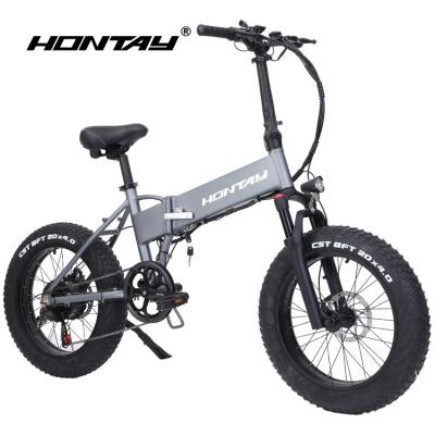 China 6061 Aluminum Alloy oem custom folding ebike 750w 500w mountain beach snow off road fat tire electric sports bike for adults for sale