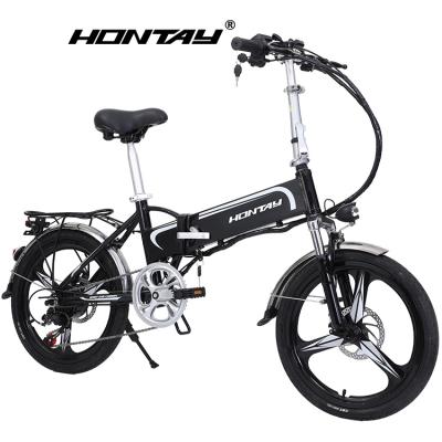 China 6061 Aluminum Alloy oem wholesale lithium battery electric bicycle custom 7 speed 250 watt 20inch folding foldable city e bike for sale for sale