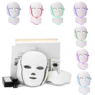 China High End Dye Removal CE Approved Anti Aging Salon Use 7 Colors LED Light Beauty Mask LED Photon Therapy Mask for sale