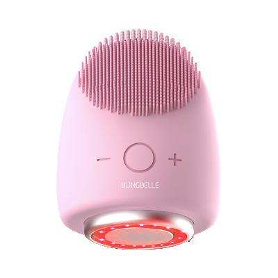 China Acne Treatment 5 in 1 Multifunctional Beauty Device High Vibration Remove Makeup Residue Deep Cleansing Rechargeable Face Cleansing Brush for sale