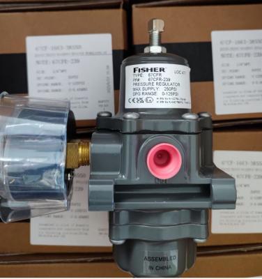 Cina Fisher Gas Pressure Reducing Valve 67C 67CFR 250 PSI 1/4 NPT in vendita