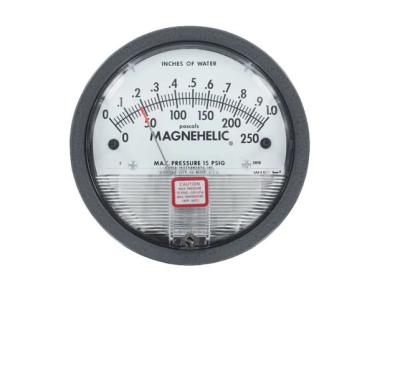 China Dwyer Series 2000 Magnehelic Dwyer 2000-00D Magnehelic Differential Pressure Gauge 0-0.25 In H2O, 2% Acc for sale