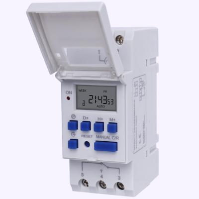 China Interruptor eléctrico 220V 30A 36*66*82m m del contador de tiempo de Digitaces del ABS del carril de la ventaja en venta